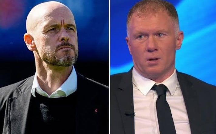 Paul Scholes Says Erik Ten Hag’s Time At United Is Up After 4-0 Defeat To Palace