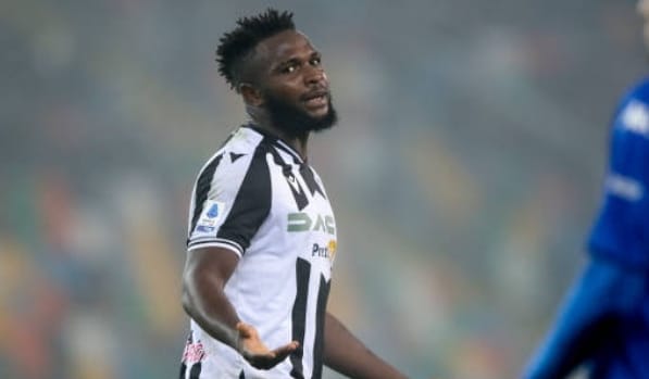 Isaac Success Reacts After Helping Udinese To Cancel Osimhen’s Goal