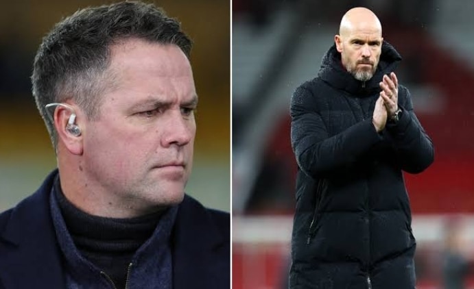 Erik Ten Hag To Remain Man United Coach, Michael Owen Calls For His Sack