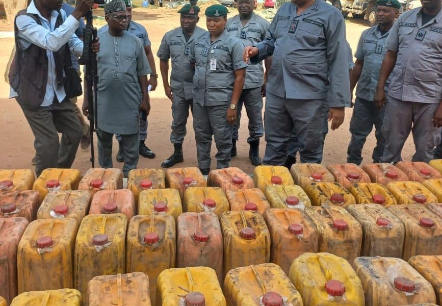Customs In Adamawa Seize Petrol Worth ₦10.8 Million Enroute To Cameroon