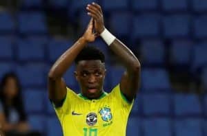 Real Madrid winger, Vinicius Junior has apologized to Brazilian fans after Brazil suffered their fourth defeat in five games.