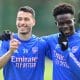 Gabriel Martinelli and Bukayo Saka