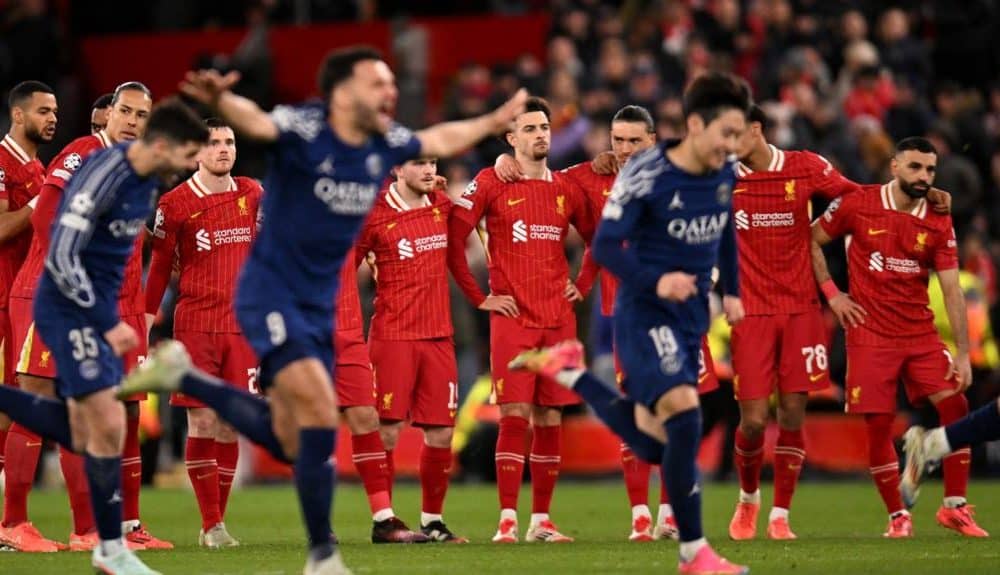 Nunez, Jones Fail On Penalty As PSG Knocks Liverpool Out Champions League Title Race