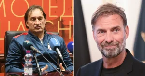 Miroslav Tanjga and Jurgen Klopp
