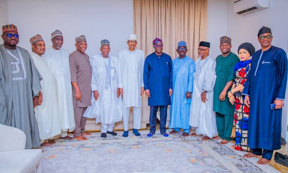 BREAKING: Ganduje, Other APC Leaders Meet Buhari Hours After Atiku, El-Rufai's Visit [Photos]