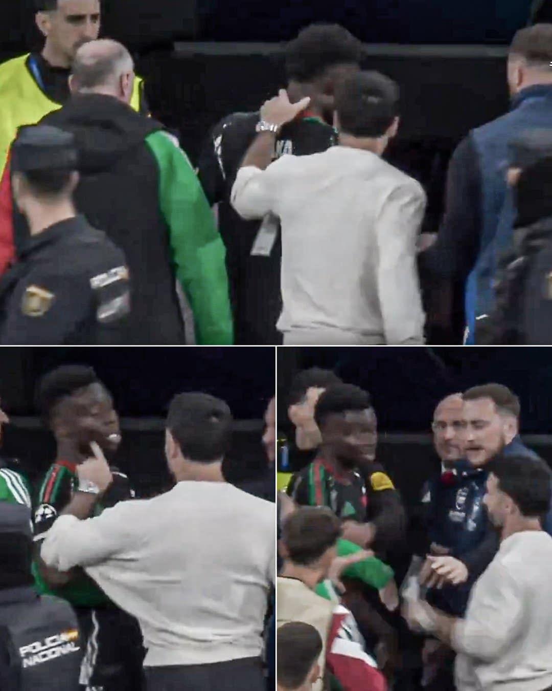 Dani Carvajal and Bukayo Saka