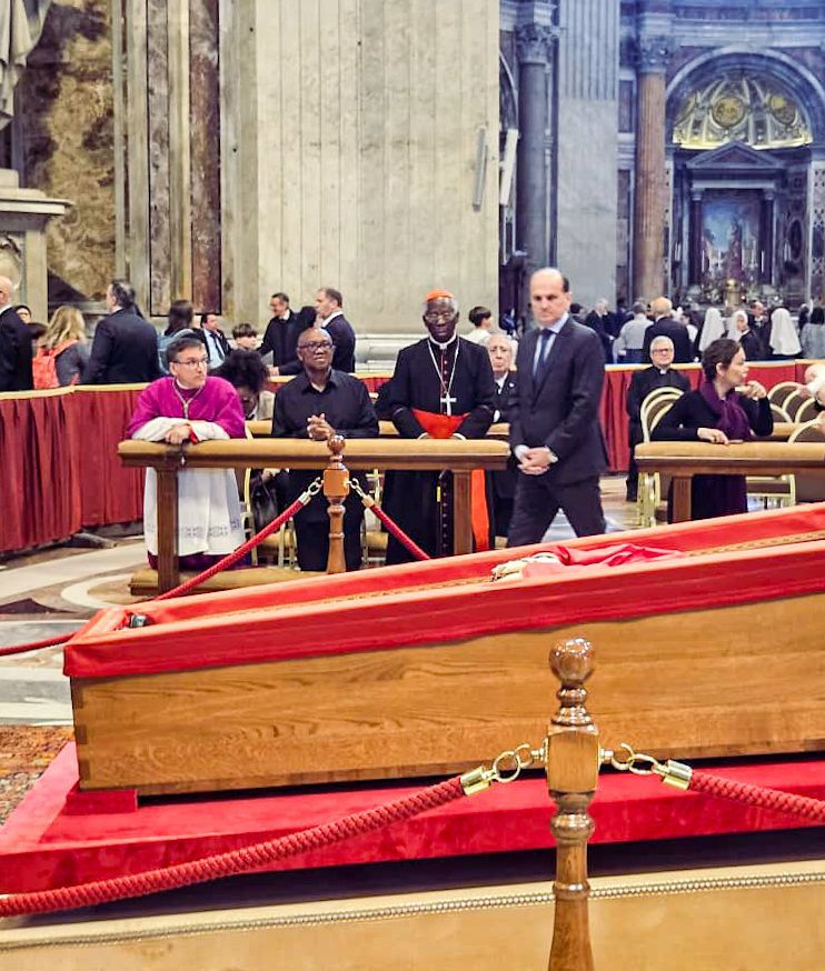 Photos: Peter Obi Joins Global Dignitaries In Rome To Honour Late Pope Francis