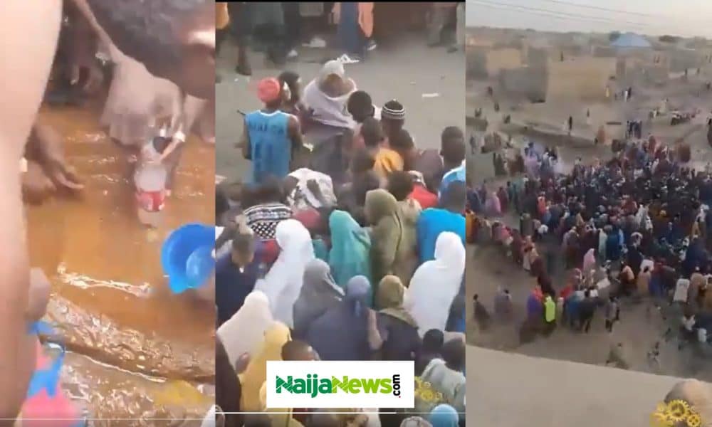 VIDEO: Kano Hisbah Destroys 'Healing Water' Site Alleged To Be Islam's Prophet Muhammad's Footsteps