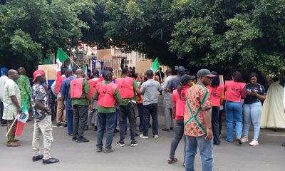 JUST IN: NLC Shuts Mines Ministry In Abuja, Protest Worker’s Sack