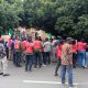 JUST IN: NLC Shuts Mines Ministry In Abuja, Protest Worker’s Sack