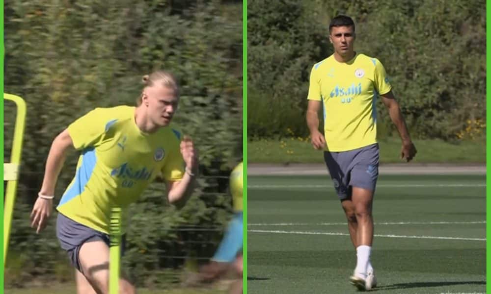 Erling Haaland and Rodri