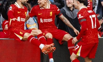 Liverpool top Premier League table