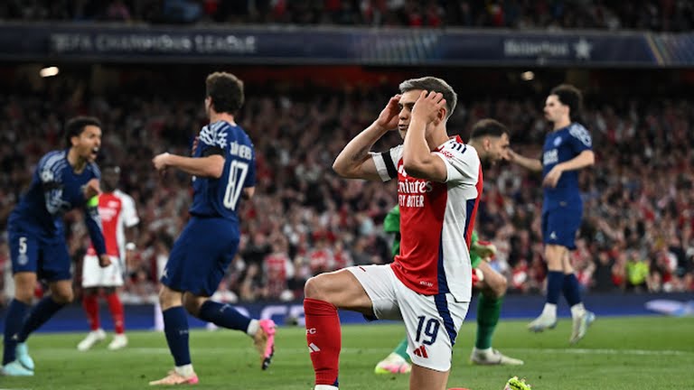 Arsenal's Champions League dream hangs by a thread after Paris Saint-Germain (PSG) claimed a critical 1-0 away victory in the semi-final first leg at the Emirates Stadium, thanks to an early strike from Ousmane Dembélé.