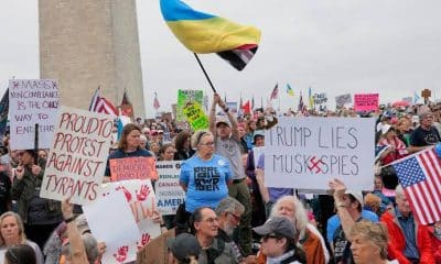 “We Will Not Be Quiet”: Mass Protests Erupt Across U.S. As Thousands Rally Against Trump’s Policies