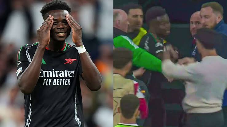 Dani Carvajal and Bukayo Saka