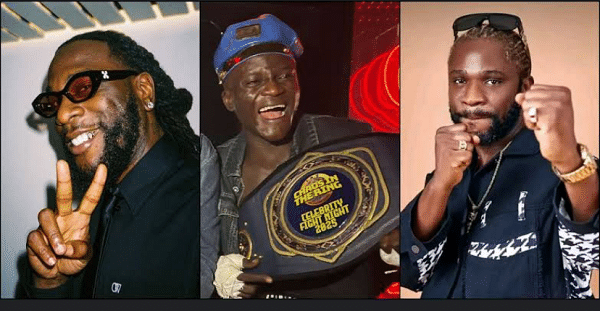 Burna Boy Surprises Portable With ₦20 Million For Defeating Speed Darlington In Boxing Match