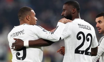 Kylian Mbappe and Antonio Rudiger
