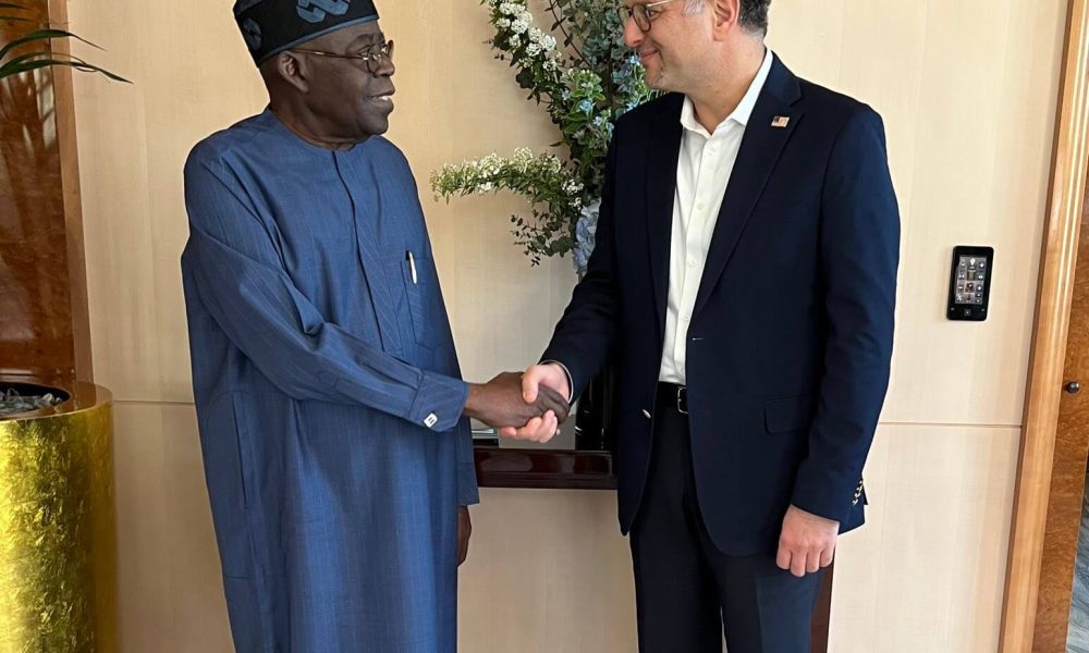 Tinubu Meets US State Department Senior Advisor, Massad Boulos In Paris