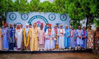 Gov Okpebholo Presents Staff Of Office To Three Traditional Rulers
