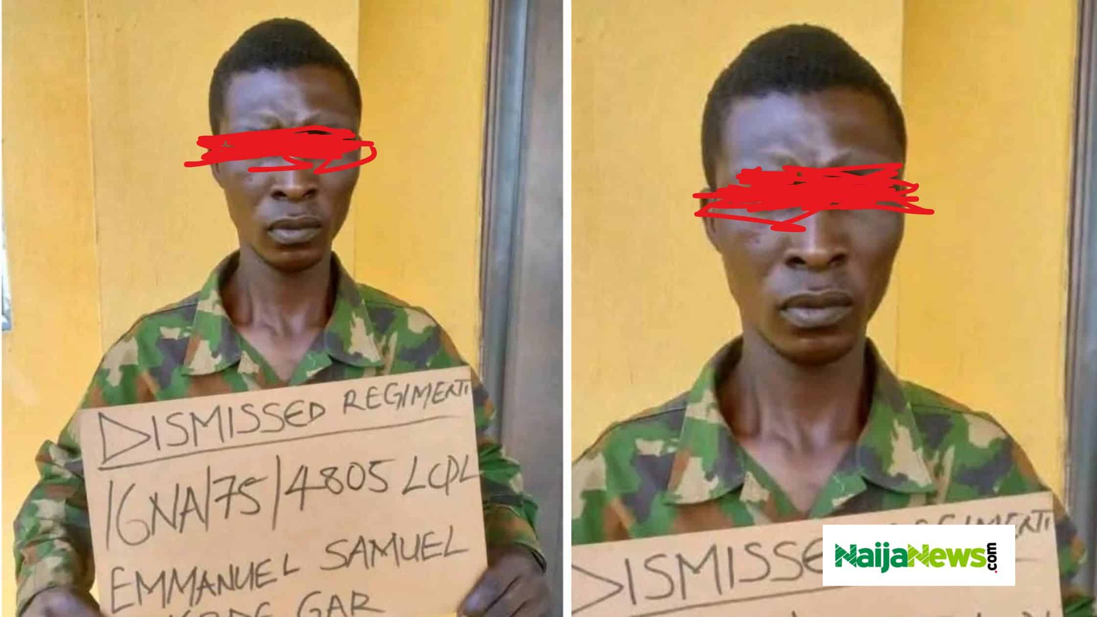 Nigerian Army Personnel Dismissed Over Alleged Involvement In Armed Robbery
