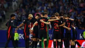 FC Barcelona have clinched the 2024–2025 La Liga title after a dominant 2-0 away victory over city rivals RCD Espanyol in a tense Catalan derby earlier today, May 15.