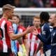 In one of the most dramatic Premier League matches of the season, Brentford stunned Manchester United with a thrilling 4-3 victory at Gtech Community Stadium.