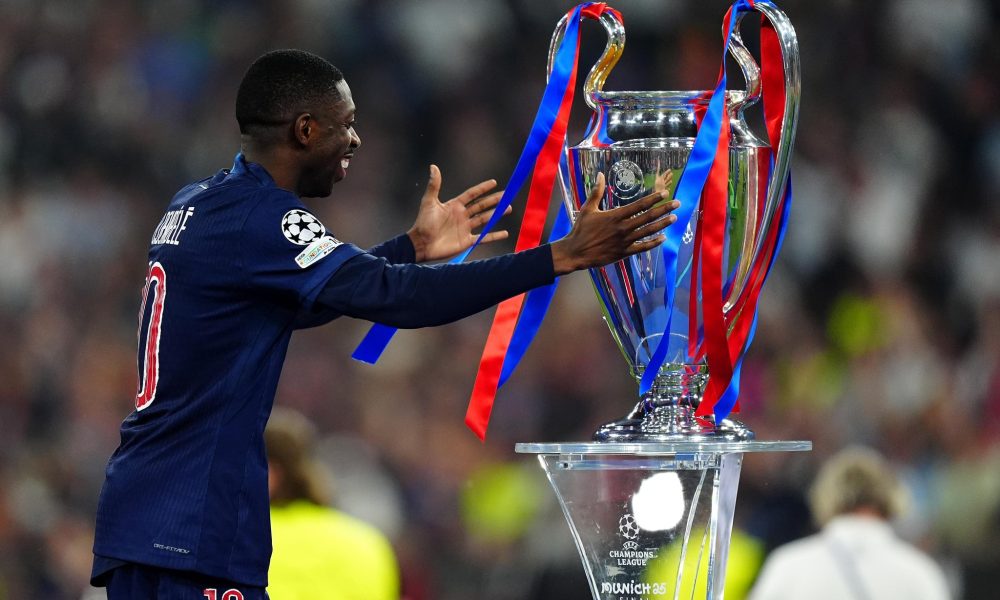 Enrique Backs Ousmane Dembele For Ballon d’Or After PSG’s Champions League Triumph