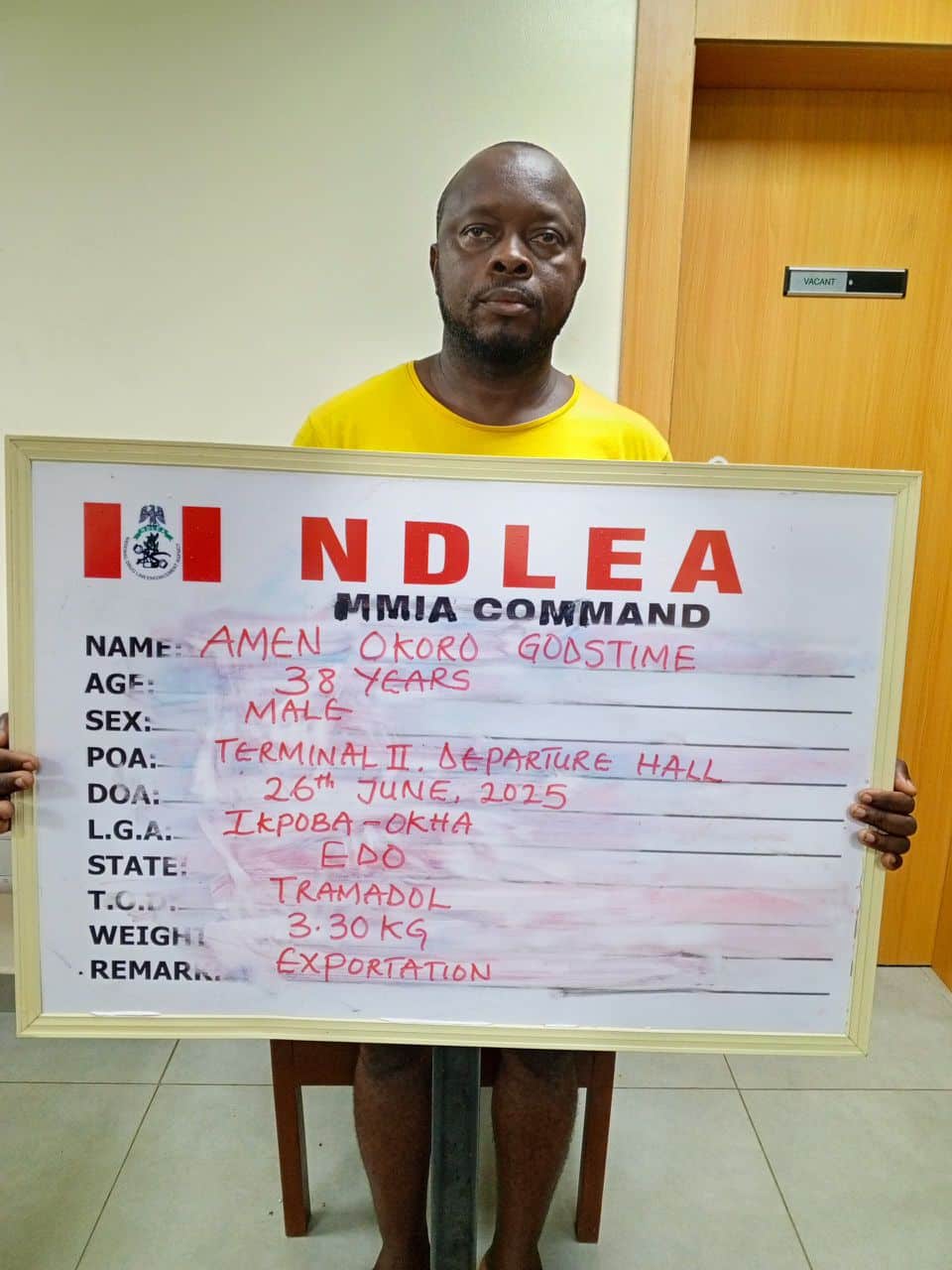 The National Drug Law Enforcement Agency (NDLEA) has recently made a series of arrests of drug traffickers, including a former international footballer, Segun George Hunkarin.