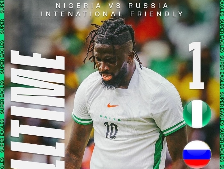 Super Eagles Of Nigeria Survive Russia Scare, Extend Unbeaten Run Under Eric Chelle