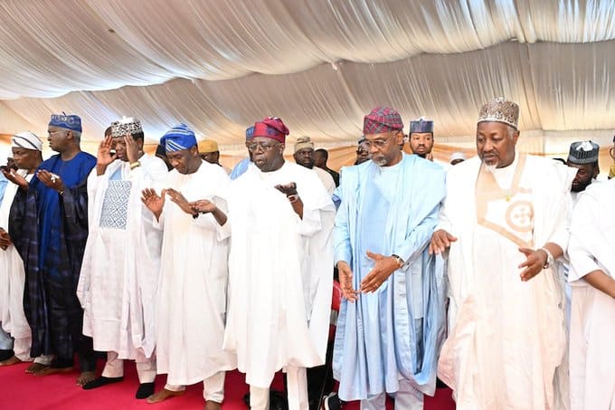 Eid-al-Adha: President Tinubu Seeks Special Prayers For Security Agencies, Vulnerable People