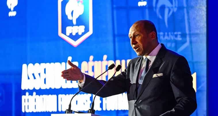 President of the France Football Federation (FFF), Philippe Diallo