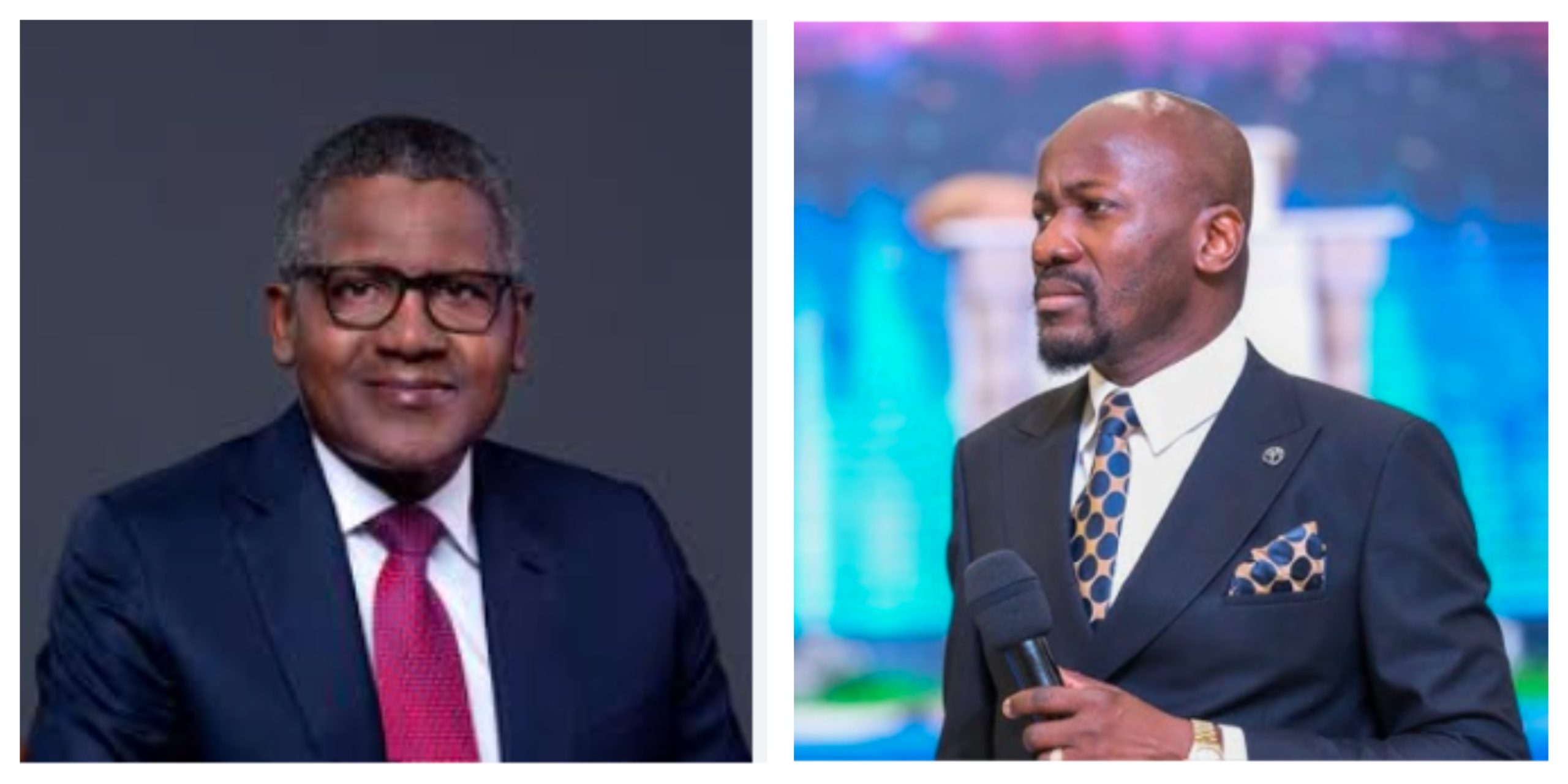 Apostle Suleman and Dangote