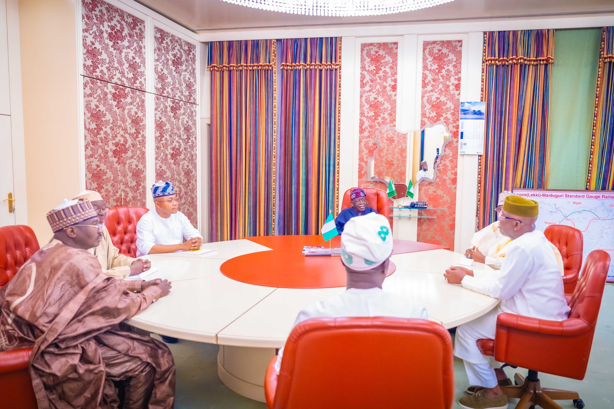 File Photo: Bola Ahmed Tinubu and APC Governors