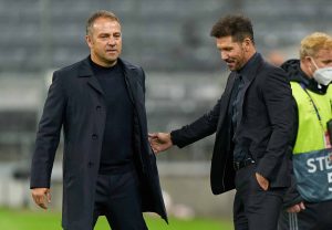 Diego Simeone and Hansi Flick