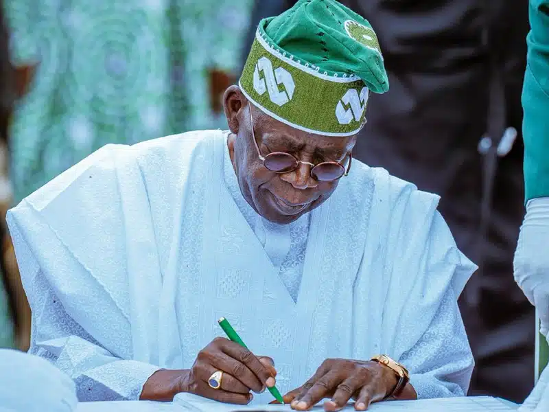 The President of Nigeria, Bola Tinubu