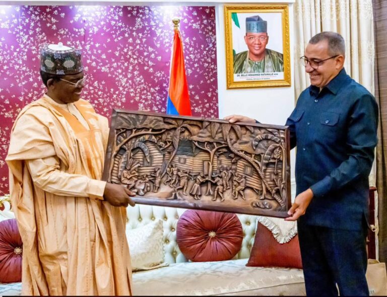 Photos: São Tomé President Visits Tinubu’s Minister, Matawalle