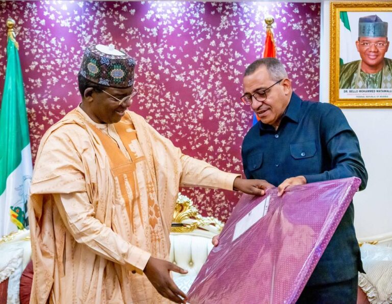 Photos: São Tomé President Visits Tinubu’s Minister, Matawalle