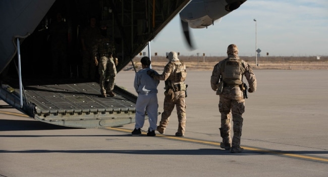 File Photo: US officials deporting an unidentified individual
