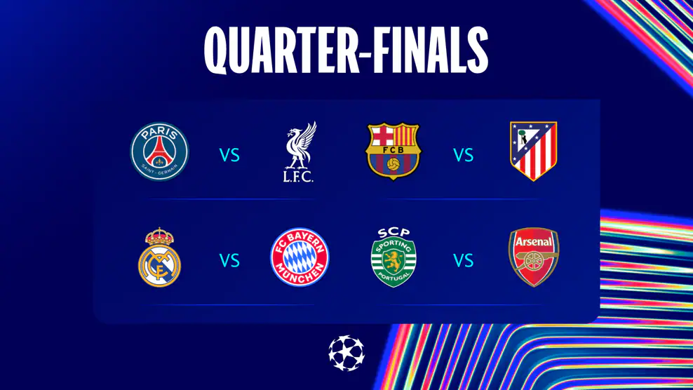 2025-2026 UEFA Champions League Quarter-finals Fixtures