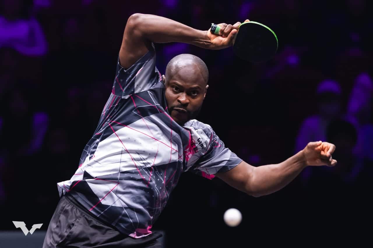 Nigerian table tennis star, Quadri Aruna