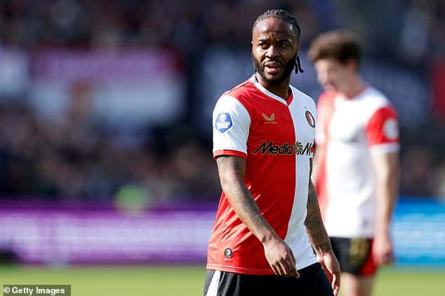 File photo of Feyenoord forward, Raheem Sterling.