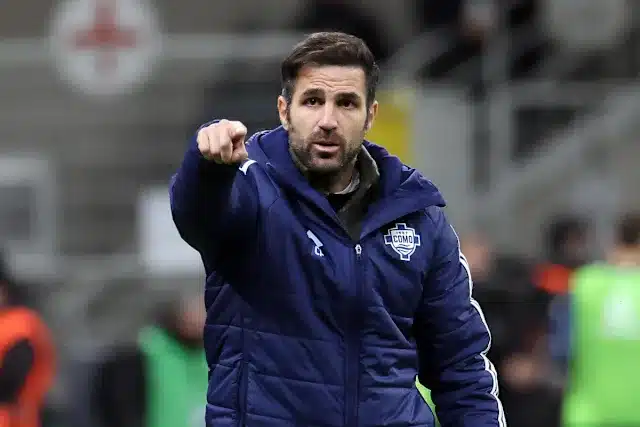 Como manager, Cesc Fabregas