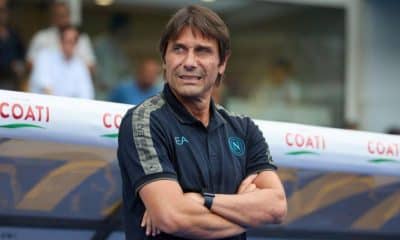 Outgoing Napoli manager, Antonio Conte
