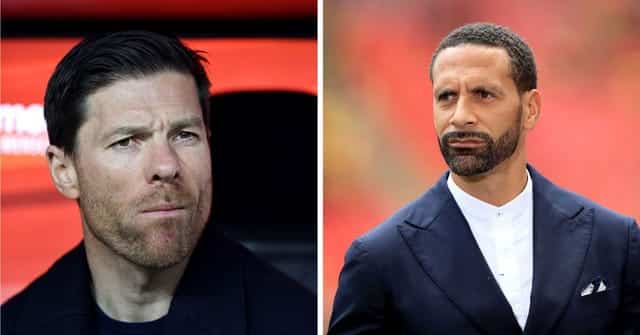 Xabi Alonso and Rio Ferdinand
