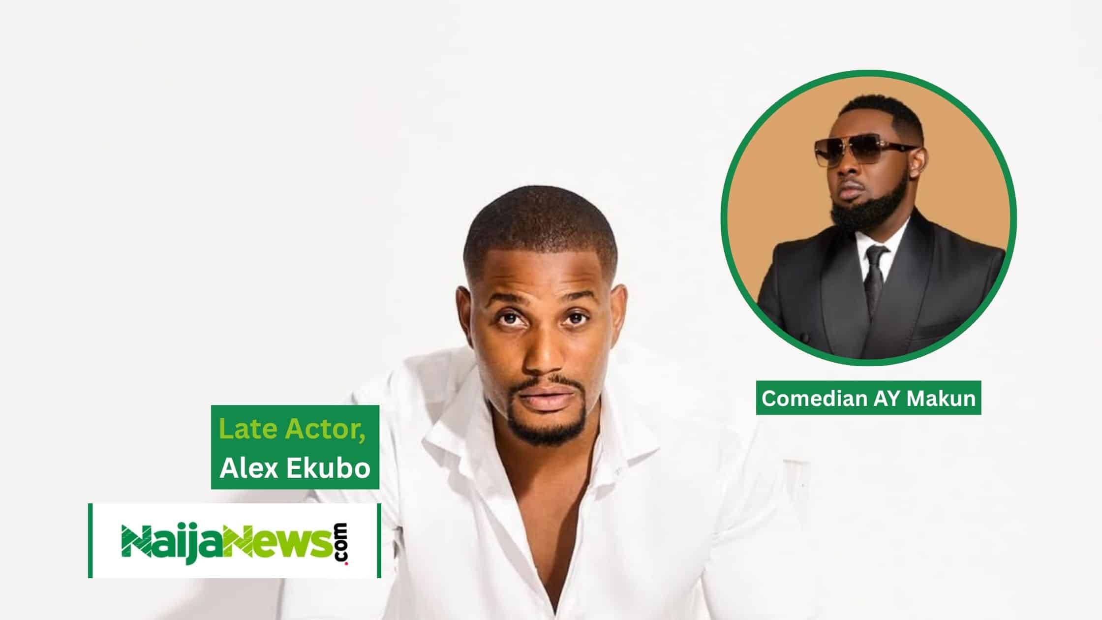 Alex Ekubo and AY Makun