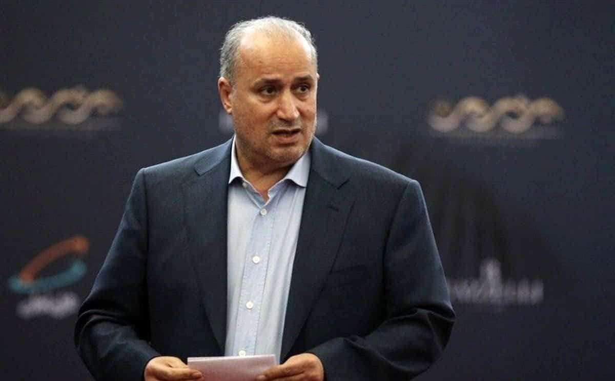 The president of the Iranian Football Federation, Mehdi Taj.