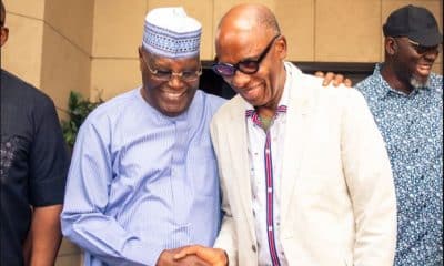 Former Vice President, Atiku Abubakar and Ex-Minister, Rotimi Amaechi
