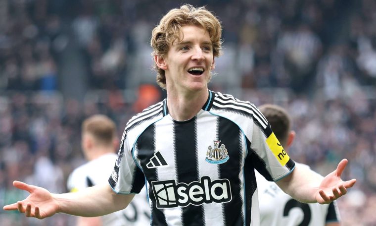 Newcastle United star, Anthony Gordon