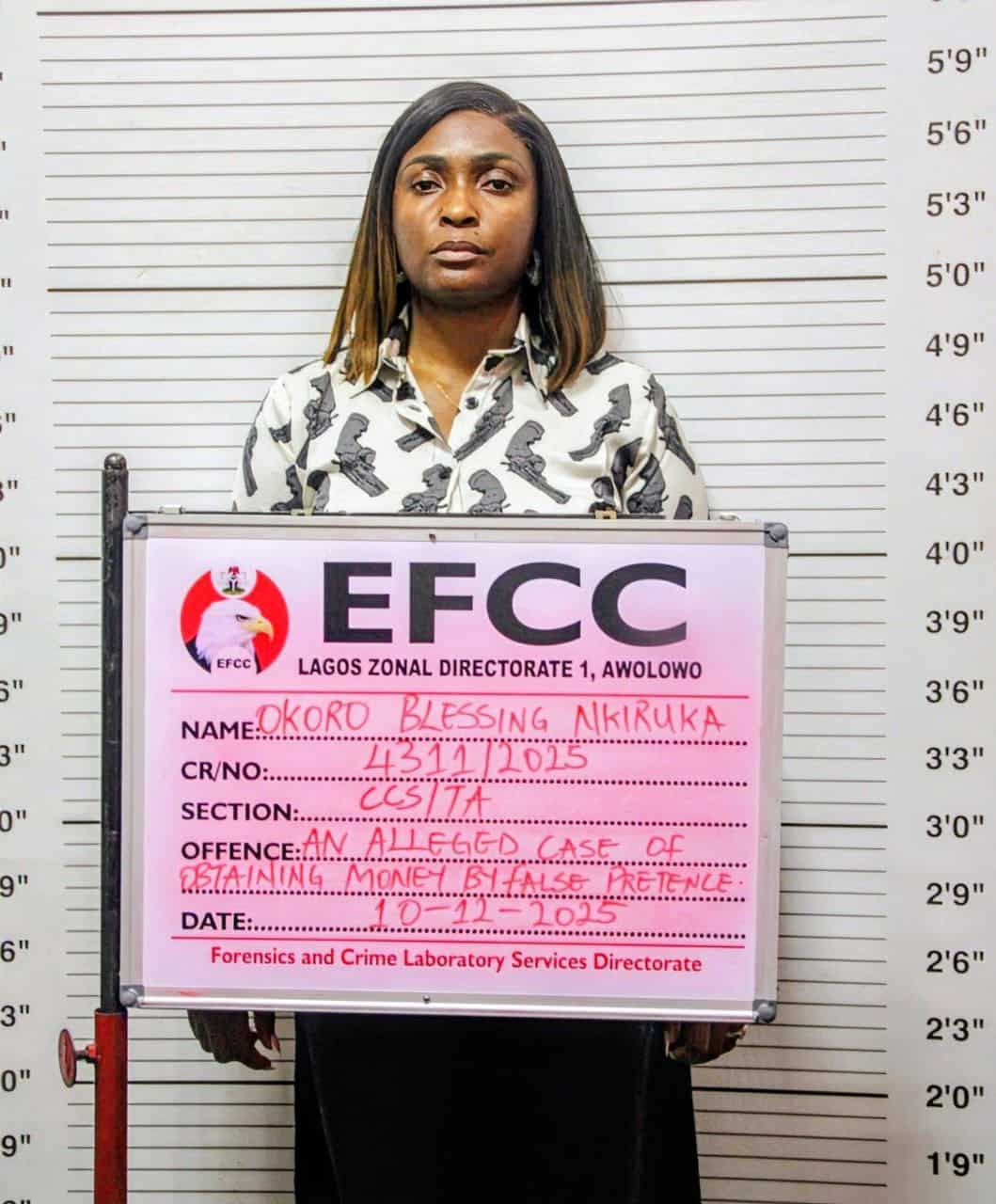 Blessing CEO Remanded In EFCC Custody (See Charges Against Her)