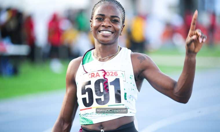 File photo of Nigerian athlete, Tobi Amusan